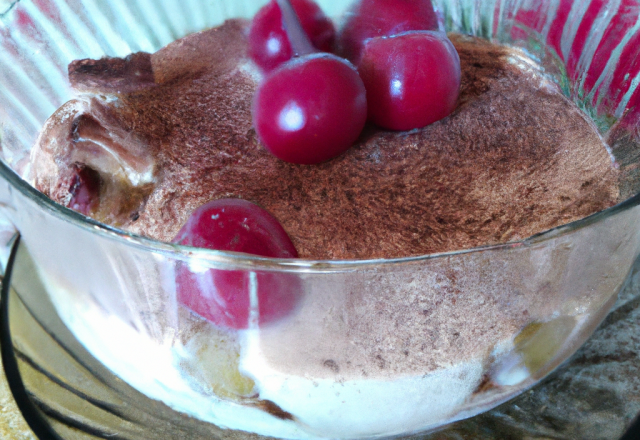 Tiramisu aux cerises