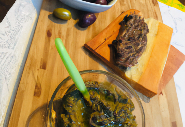 Tapenade aux olives vertes