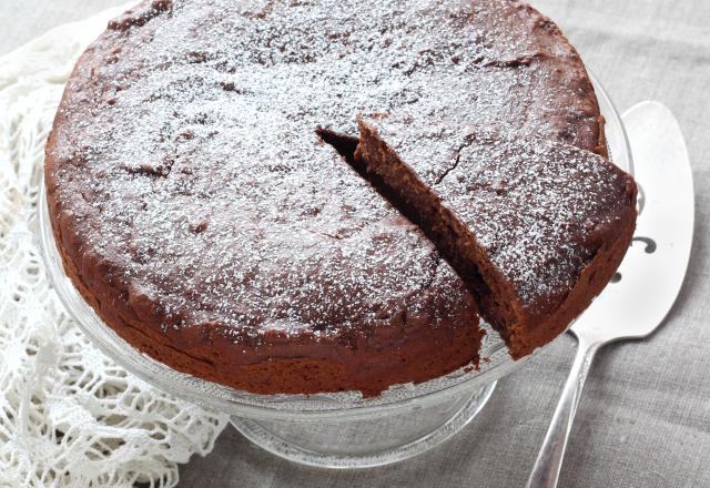 Gâteau au chocolat sans beurre (tofu soyeux)