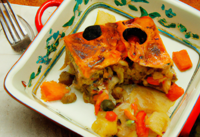 Cassolette de thon blanc et de légumes fondants aux épices