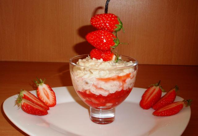 Tiramisu gourmand aux fraises Gariguettes