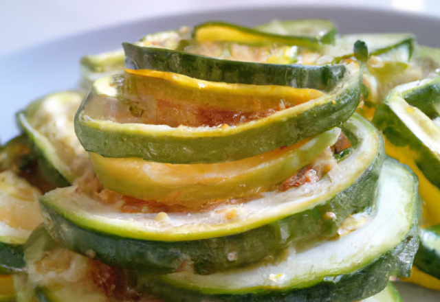 Un plaisir de courgette