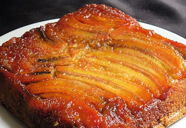 Gâteau-tatin aux bananes