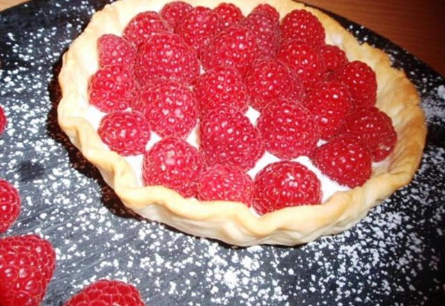 Tartelettes fraîcheur aux framboises