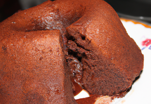 Gâteau moelleux au chocolat aux notes de vanille