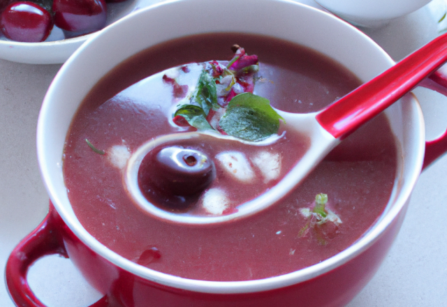 Soupe de cerises au Kirsh