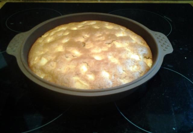 Gâteau aux pommes sans œufs sans beurre