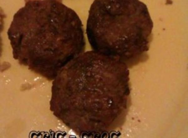 Boulettes de bœuf parfumées aux oignons blancs