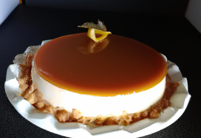 Entremet à la confiture de lait