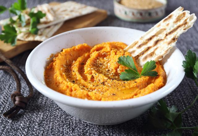 Houmous aux carottes