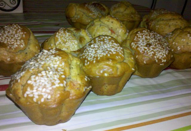 Muffins à la mozzarella