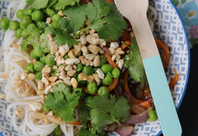 Pad thaï avec des spaghetti de riz bio & sans gluten