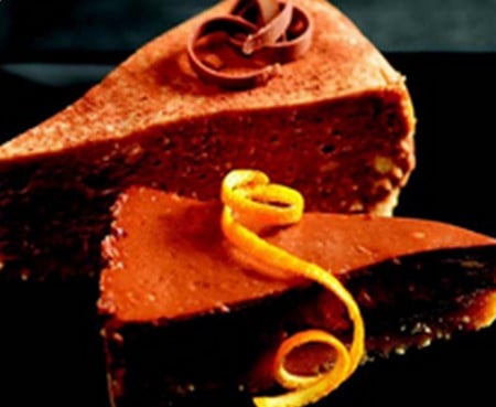 Cheesecake orange-chocolat