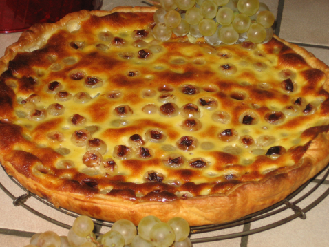 Tarte aux raisins