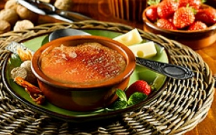 Crème brûlée à l'Emmental de Savoie