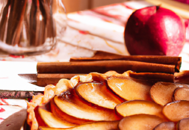 Tarte aux Pommes à la cannelle