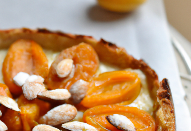 Tarte amandine aux abricots économique