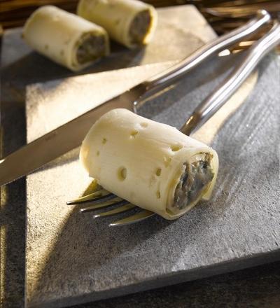 Cannellonis à la tomme de Savoie au caviar d'aubergines