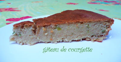 Gâteau à la courgette facile