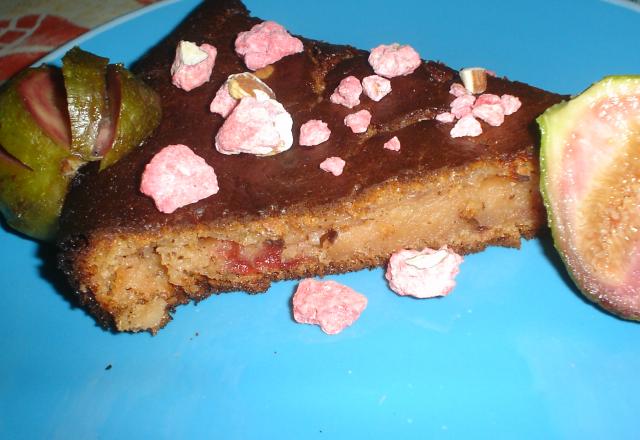 Gâteaux aux pralines roses et figues