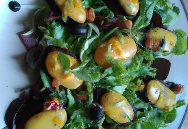 Salade de moules aux pommes de terre