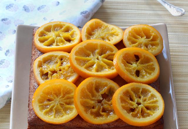 Gâteau à l'orange amandes et pointes d'épices