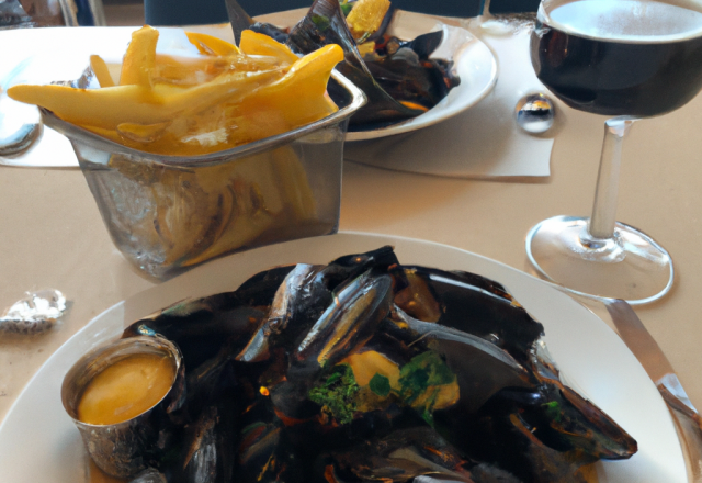 Moules marinières et frites comme en Belgique !