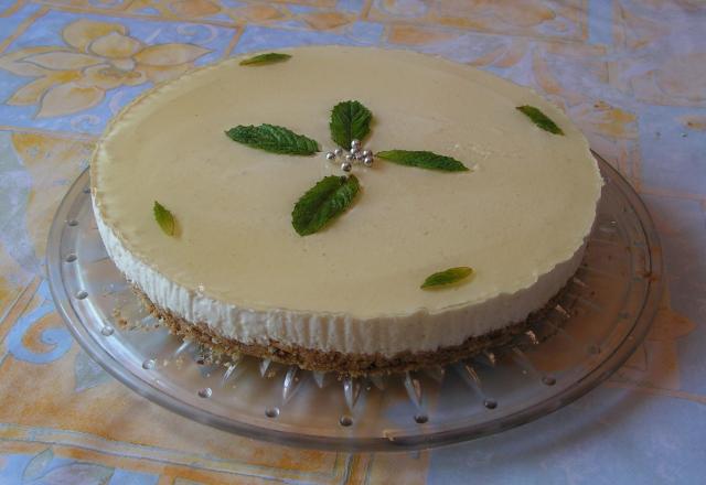 Cheesecake à la menthe