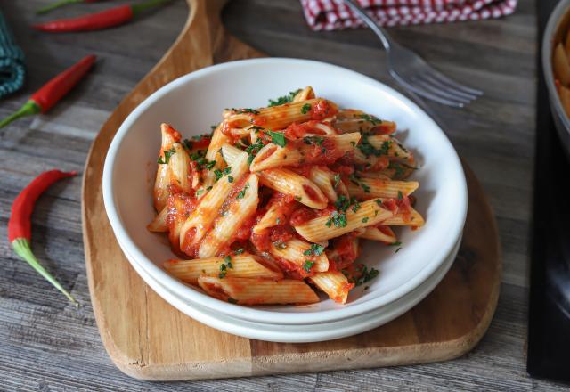 Penne all'Arrabbiata comme en Italie