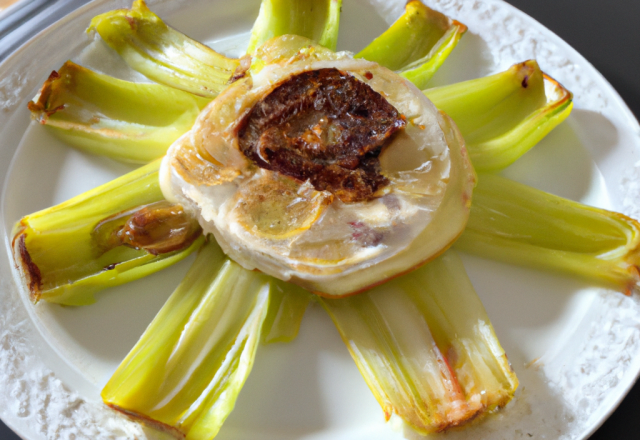 Tatin d'endives au fromage Pur Brebis des Pyrénées