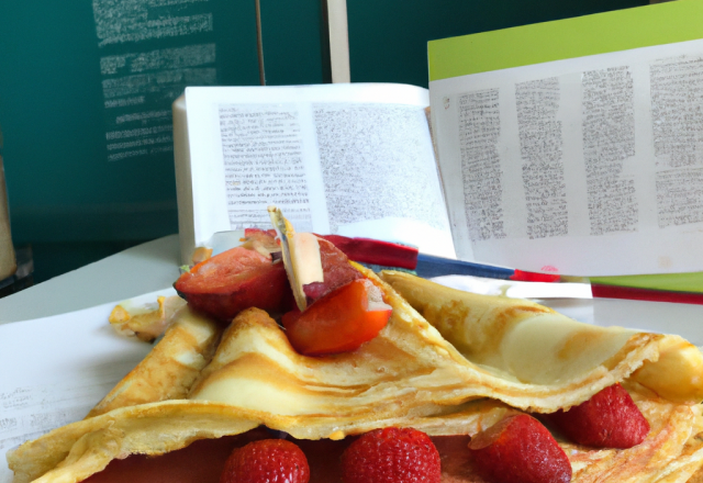 Crêpe aux fraises Tagada