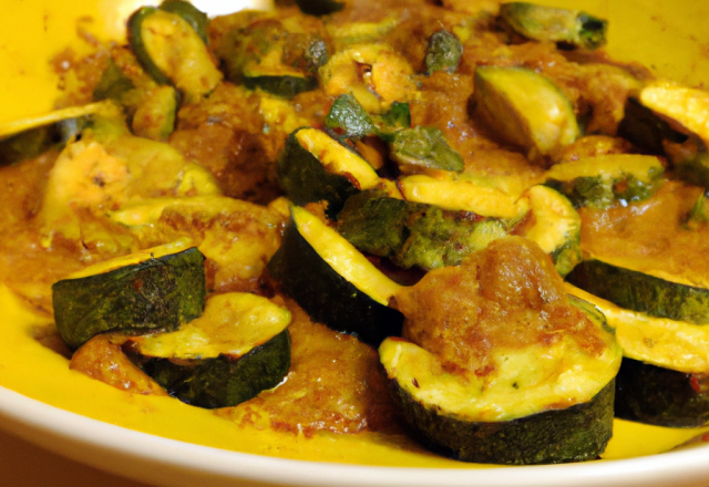 Courgettes au curry gourmandes