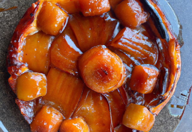 Tarte tatin aux quetsches