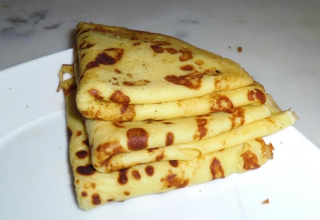 Crêpes au rhum rapides