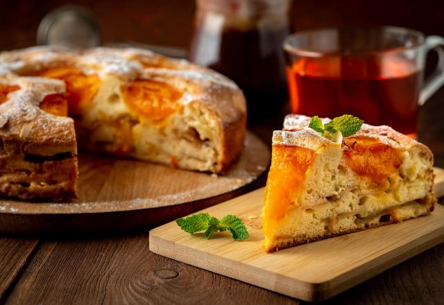 Gâteau moelleux aux abricots