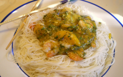 Crevettes Thaï à la mangue