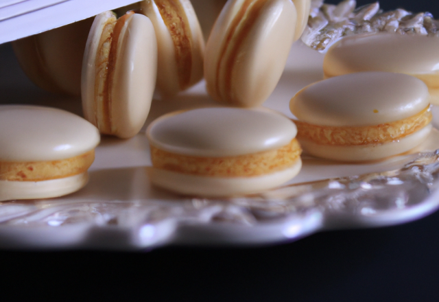 Macarons d'Amiens à la gelée de coing