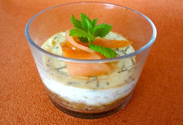 Cheesecake au saumon fumé économique