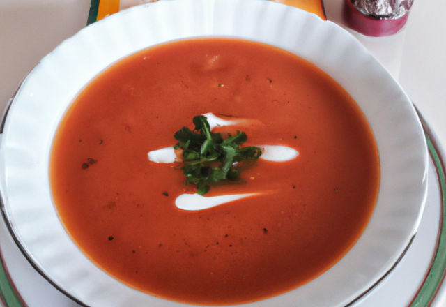 Soupe à la tomate économique