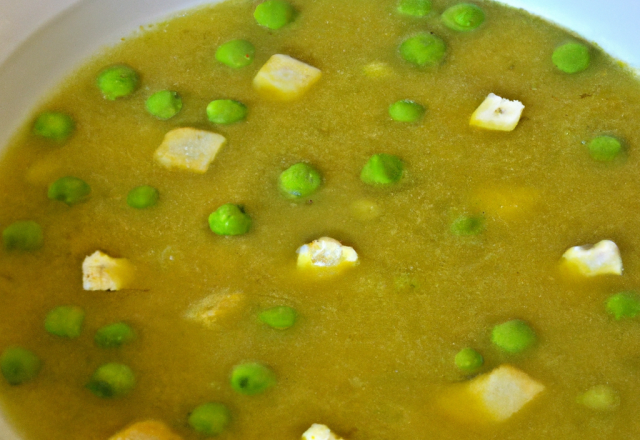 Potage aux pois cassés