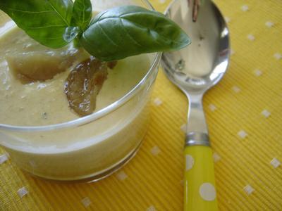 Soupe Froide de Poivrons Jaunes et Citrons Confits