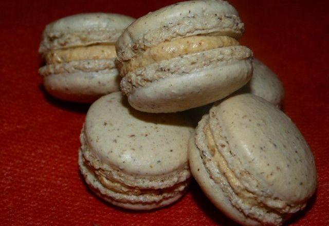 Macarons au praliné