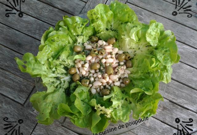 Salade de haricots blancs