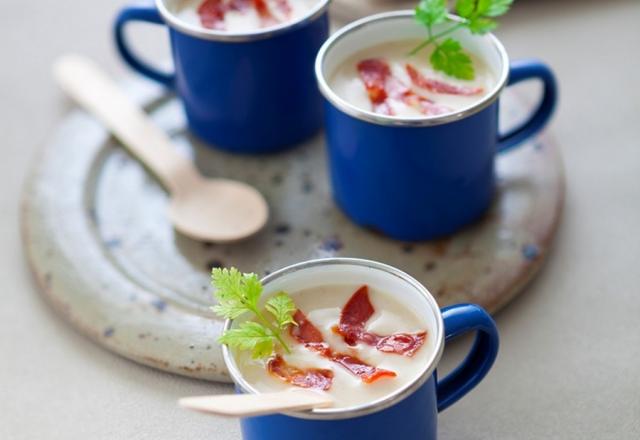 Velouté de chou-fleur au chorizo