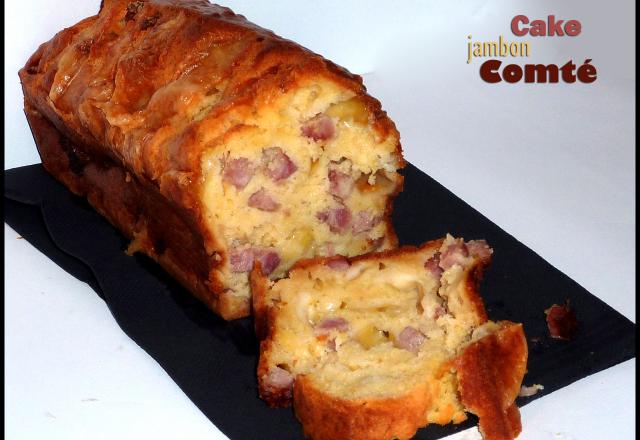 Cake jambon comté