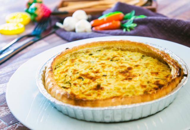 Tarte au saumon fumé facile