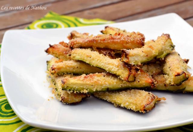 Courgettes au parmesan pour l'apéro