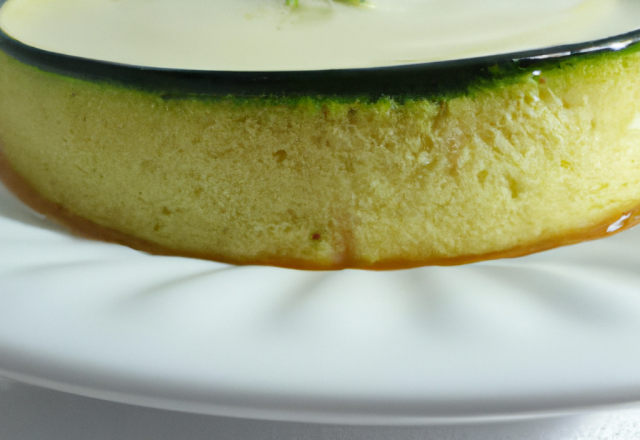 Flan sucré à la courgette