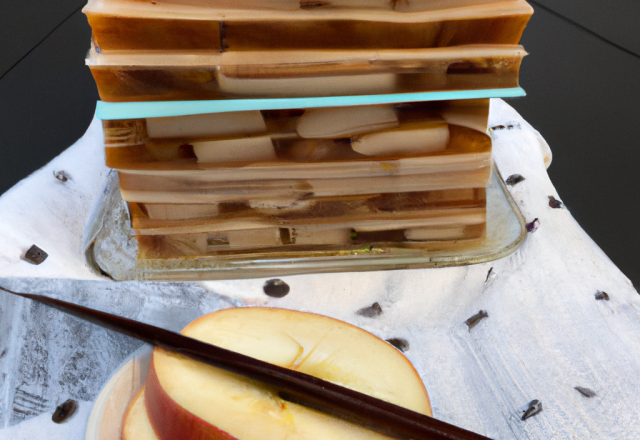 Terrine de pommes à la cannelle