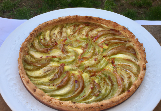 Tarte aux poireaux savoureuse